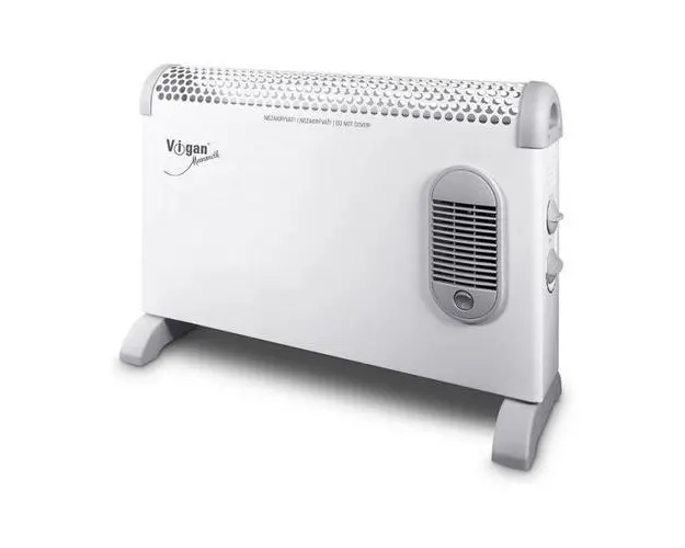 Convector de podea Vigan THV1, 1800 W, Alb/Gri