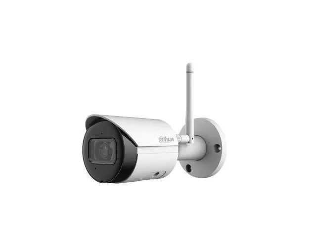 Camera de supraveghere Dahua IPC-HFW1430DS-SAW-0280B, Bullet, WiFi, 4MP, IR 80m, IP67, 2.8 mm, Microfon