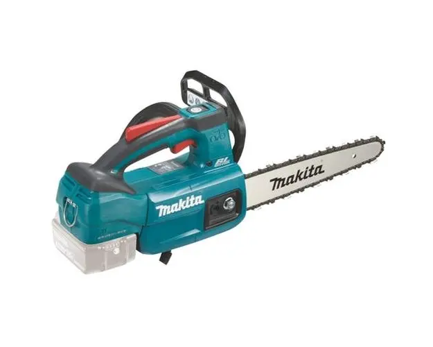 Drujba (fierastrau electric) cu lant pe acumulator Makita DUC254CZ,18 V, lungime lama 25 cm, viteza lant 22.5 m/s, pas lant 1/4, canelura lant 1.3 mm, fara incarcator si acumulator in setul de livrare