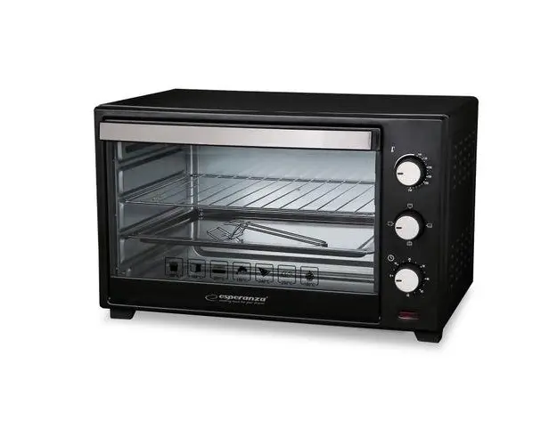 Cuptor electric Esperanza EKO008 PROSCIUTTO, 1600 W, 20 L, 0 - 250 C (Negru)