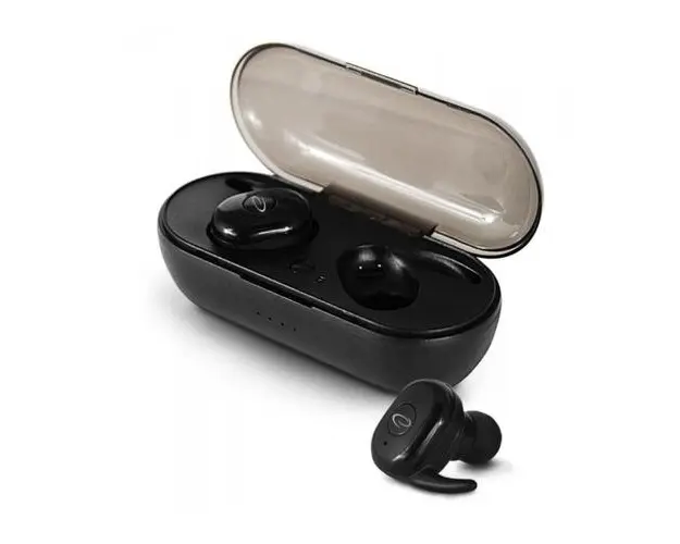 Casti True Wireless Esperanza Cardera 95826, Bluetooth v.5.0, Microfon (Negru)
