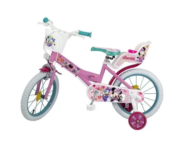 Bicicleta pentru copii Huffy Minnie, roti 14inch, Roz