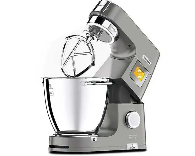 Robot de bucatarie Kenwood, KWL90.004SI Chef Patissier XL Titanium, 7 L, 1400 W, 13 Trepte de viteza (Argintiu)