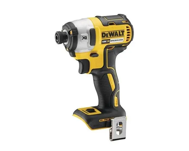 Masina de insurubat cu impact pe acumulator Dewalt DCF887N-XJ, 18 V, 400 W, 2 Ah, 205 Nm cuplu maxim, 3250 RPM, 3 viteze, clema fixare centura, adaptor magnetic, fara acumulator/incarcator
