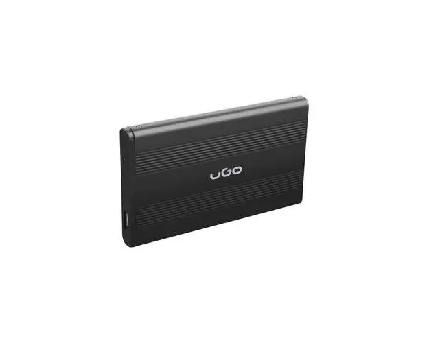 Carcasa rack pentru hard disk, uGo, 2,5inch, USB, Aluminiu, Negru
