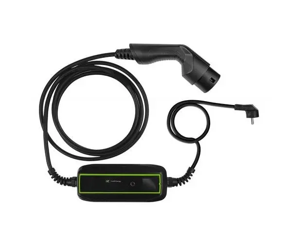 Cablu Green Cell GC EV Schuko - type 2 pentru masina electrica si plug-in hybrid 3.6kW 10A / 16A