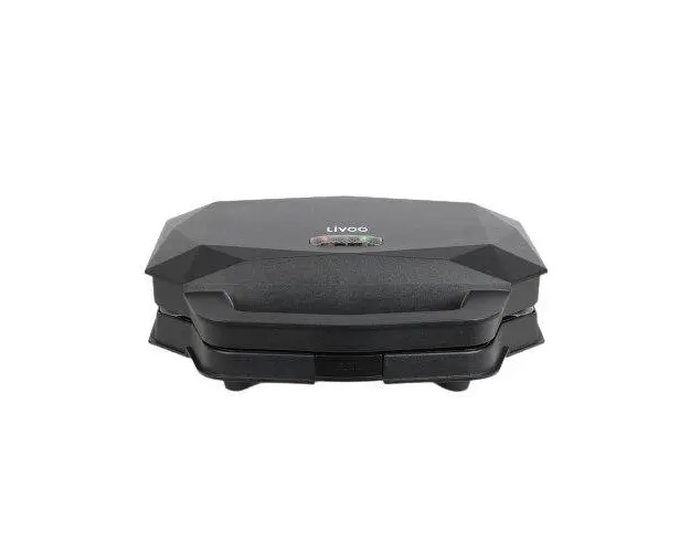 Aparat pentru gaufre/waffle Livoo DOP232, Placi interschimbabile, 1000 W (Negru)