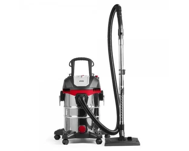 Aspirator umed si uscat Livoo DOH124, 1200 W, 23 l (Negru/Rosu)
