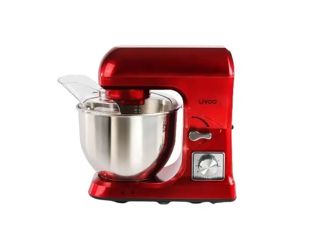 Mixer Planetar Profesional Livoo DOP190R, 1000 W, 5 L (Rosu)