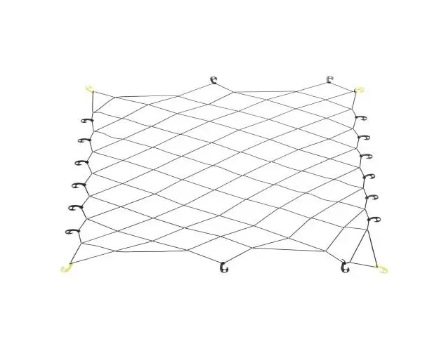 Plasa reglabila pentru fixare obiecte portbagaj MasterLock 1.90m x 1.50m, Negru