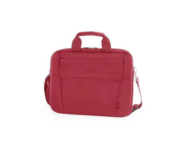 Geanta pentru laptop model Eco Slim Case, Dictota, Poliester reciclat, 13-14.1inch, Rosu