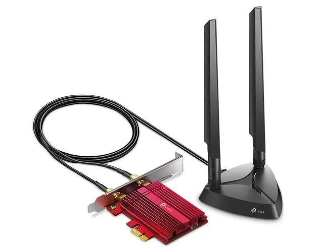 Adaptor Wi-Fi Bluetooth TP-Link Archer TXE75E, adaptor PCIe, Wi-Fi 6E, AXE5400, Wi-Fi Tri-Band, Bluetooth 5.3