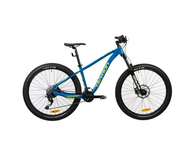 Bicicleta Mtb Devron Zerga M1.7 2023, 27.5inch, L, frane hidraulice pe disc, 20 viteze (Albastru/Verde)