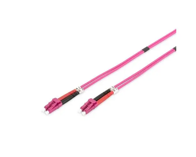 Fibra optica Digitus DK-2533-07-4, LC/LC, Duplex, 7m (Roz)