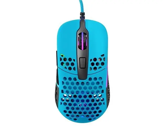 Mouse Gaming Cherry Xtrfy M42 Miami Blue RGB, USB (Albastru)