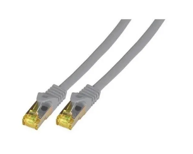 Fibra optica EFB Elektronik MK7001.1G, S/FTP, cat6a, 1m (Gri)