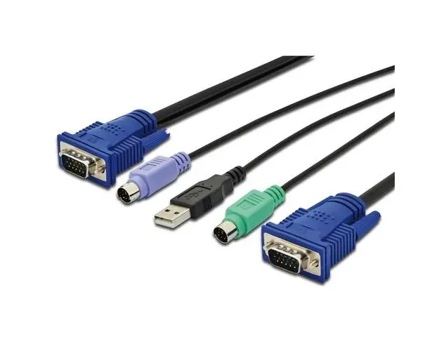 Set cabluri KVM Digitus DS-19231, VGA