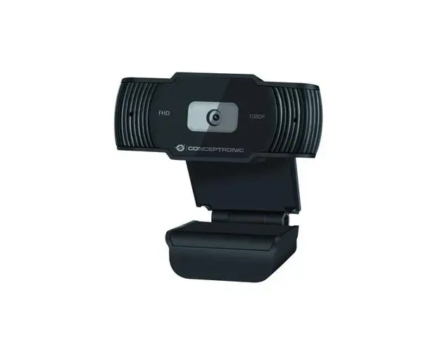 Camera Web Conceptronic, Full HD, Negru