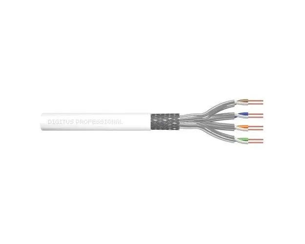Cablu Digitus DK-1743-VH-305-MF-W, CAT7 S-FTP 305m, Alb