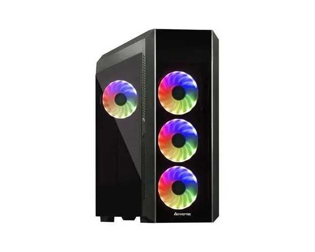 Carcasa Chieftec Scorpion 3 GL-03B-OP, Middle Tower, Fara sursa (Negru)