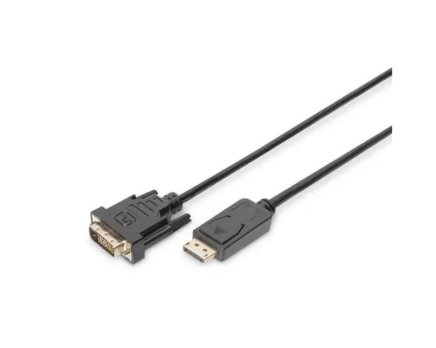 Cablu Digitus AK-340306-020-S, DisplayPort/DVI-D, 2m, Negru