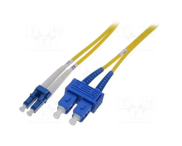 Patch Cord fibra optica, duplex LC-SC SM OS2 09/125 1 M DK-2932-01