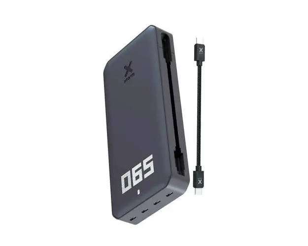 Acumulator Extern Xtorm XB402 XB4 Titan Pro, 140W, 24000mAh, 4x USB Type-C (Negru)