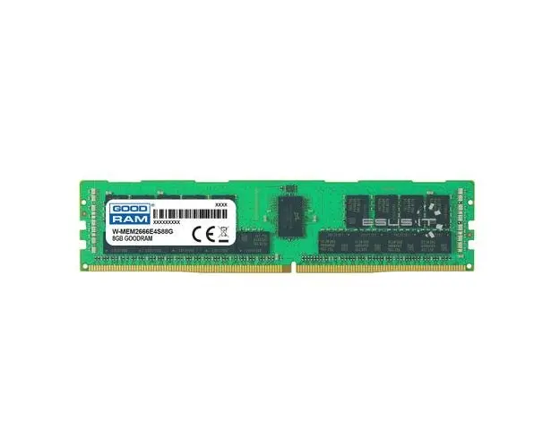 Memorie RAM GoodRAM, 1 X 8GB, ECC UNBUFFERED, DDR4, 1Rx8, 2666MHz, PC4-21300 UDIMM