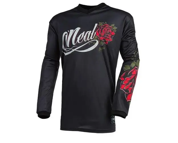 Bluza Ciclism Femei O'Neal Element Women Roses, marimea M, Negru/Rosu