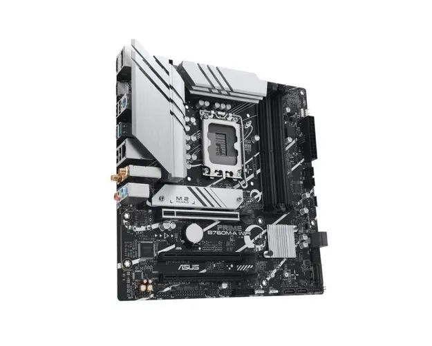Placa de baza ASUS PRIME B760M-A WIFI LGA1700, 4x DDR5, 1x DisplayPort, 2x HDMI, 3x PCIe x16, 2x M.2, 4x SATA 6Gbps, WIFI 6, 2.5Gbps LAN, ATX