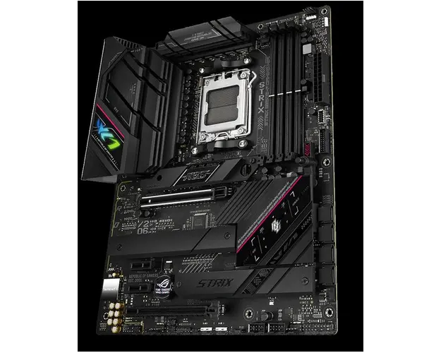 Placa de baza Asus ROG STRIX B650E-F GAMING WIFI, AM5, 4x DDR5, 1x DisplayPort, 1x HDMI, 2x PCIe x16, 2x PCIe x1, 3x M.2, 4x SATA 6Gbps, WIFI 6, 2.5Gbps LAN, ATX