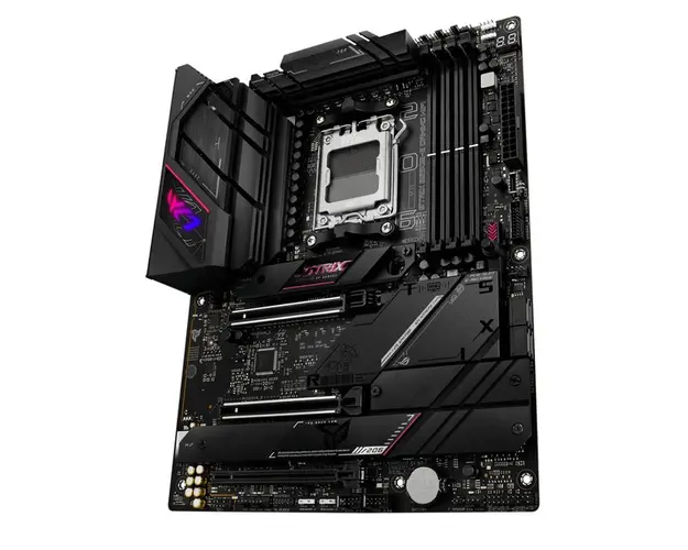 Placa de baza Asus ROG STRIX B650E-E GAMING WIFI , AM5, 4x DDR5, 1x DisplayPort, 1x HDMI, 2x PCIe 5.0 x16, 1x PCIe x16, 4x M.2, 4x SATA 6 Gbps, WIFI 6E, LAN 2.5 Gbps, ATX