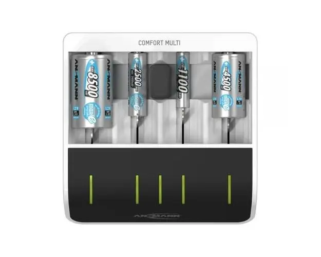 Incarcator ANSMANN Comfort Multi pentru R6AA R3AAA R14C R20D si 9V