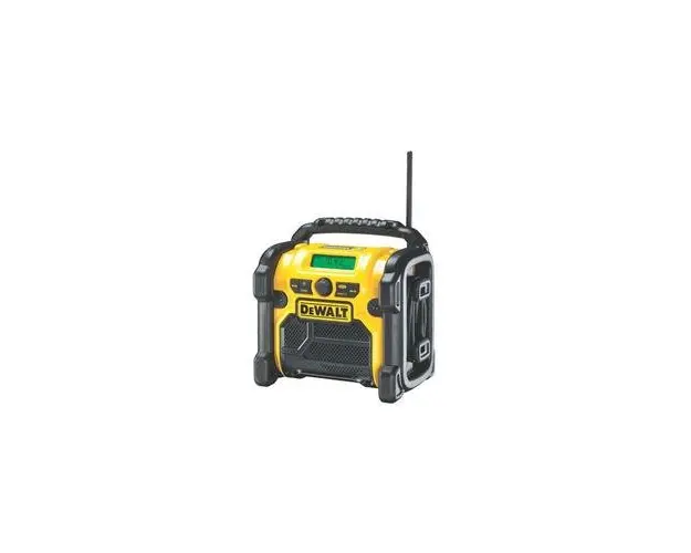 Radio DeWALT DCR019, AM/FM, Jack 3.5 mm (Galben/Negru)