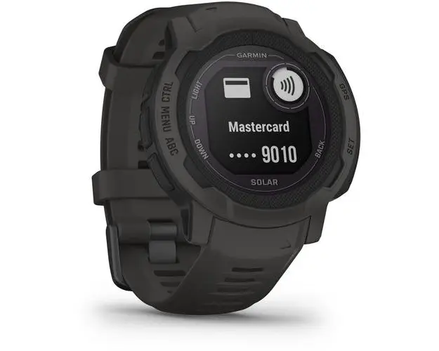 Ceas activity tracker Garmin Instinct 2, 45mm, Bluetooth, bratara silicon, Android/iOS, Rezistenta la apa, Negru