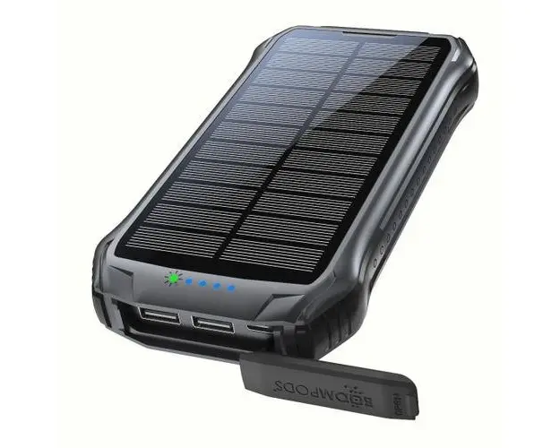 Acumulator Extern Boompods Neutron, 10000 mAh, Solara (Negru)