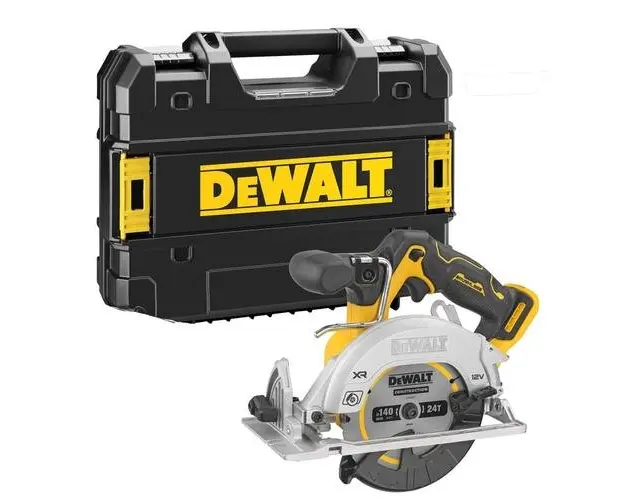 Fierastrau circular DeWALT DCS512NT-XJ, Acumulatori Li-Ion 12V, disc 140 mm