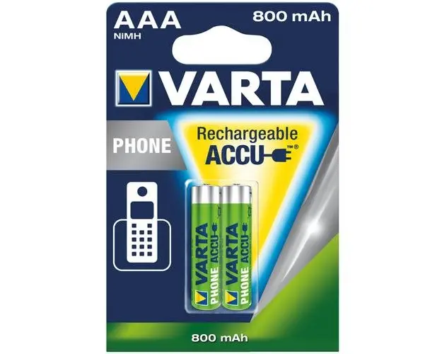 Acumulatori Varta, AAA, 800 mAh, 2 buc