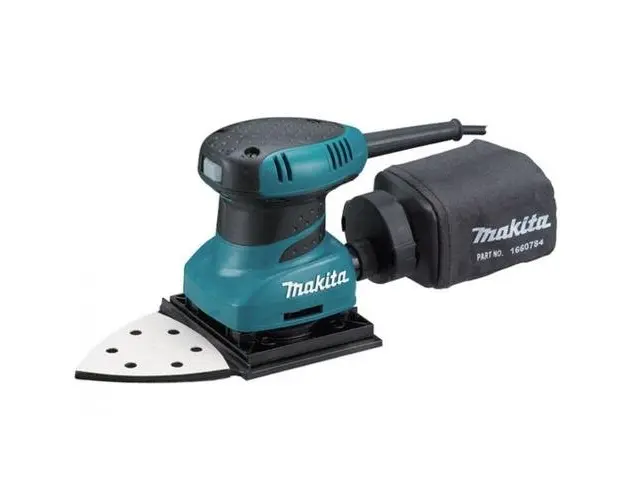 Masina de slefuit Makita BO4565, 200 W, 96 mm (Negru/Albastru)