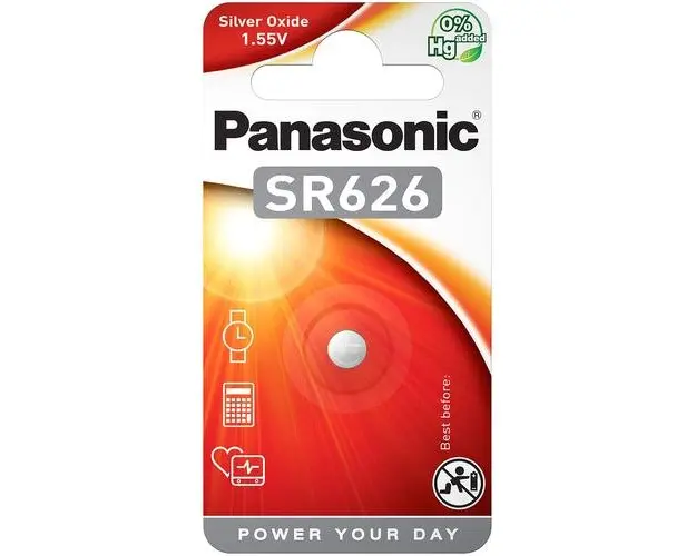 Baterie Panasonic Silver Oxide SR626 / AG4, 1 buc
