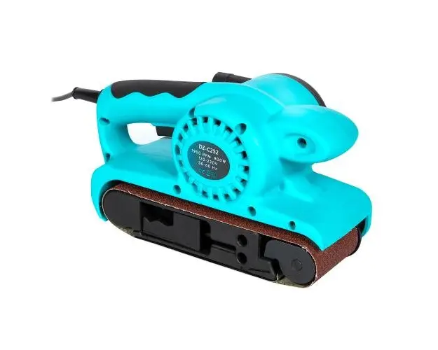 Slefuitor electric cu banda Detoolz DZ-C252, 360m/min 900W, 1900 rpm (Albastru)