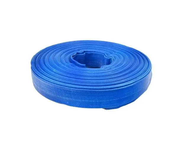 Furtun pompieri Micul Fermier GF-1424, 1 Tol 50 metri, panzat si cauciucat (Albastru)