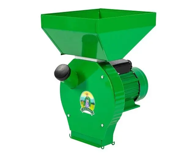 Moara electrica Micul Fermier GF-0063-S001-G02, nr. 2, cu sac 3.9 KW (Verde)