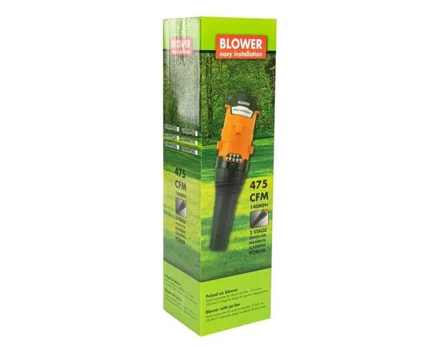 Adator motocoasa Micul Fermier GF-2042, pentru suflat frunze (Negru/Portocaliu)