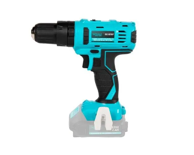 Masina gaurit si insurubat percutie Detoolz DZ-SE187, 28Nm, 18V, Li-ion (Negru/Albastru)