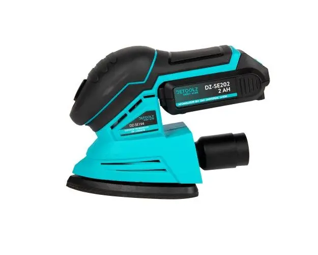 Slefuitor triunghiular cu banda Detoolz DZ-SE194, 18V, 11000rpm (Albastru)
