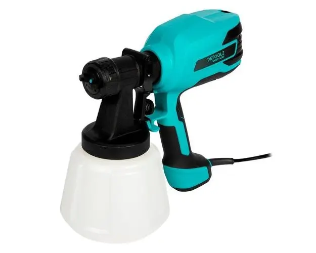 Pistol electric de vopsit DETOOLZ DZ-SE143, 350W, 1000ml/min (Albastru)