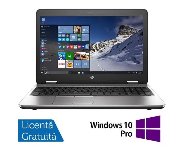 Laptop Refurbished HP ProBook 650 G2, Intel Core i5-6200U 2.30GHz, 8GB DDR4, 256GB SSD, 15.6 Inch HD, Tastatura Numerica + Windows 10 Pro