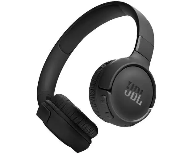 Casti Stereo Wireless JBL Tune 520BT, JBL Pure Bass Sound, Bluetooth 5.3, Conexiune multi-point, Asistent vocal (Negru)