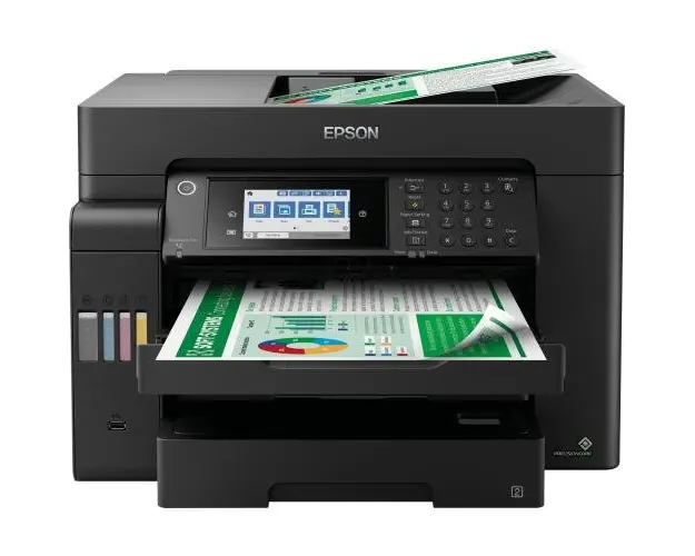 Multifunctionala inkjet color Epson ET-16600, A3, Duplex, ADF, Wireless (Negru)